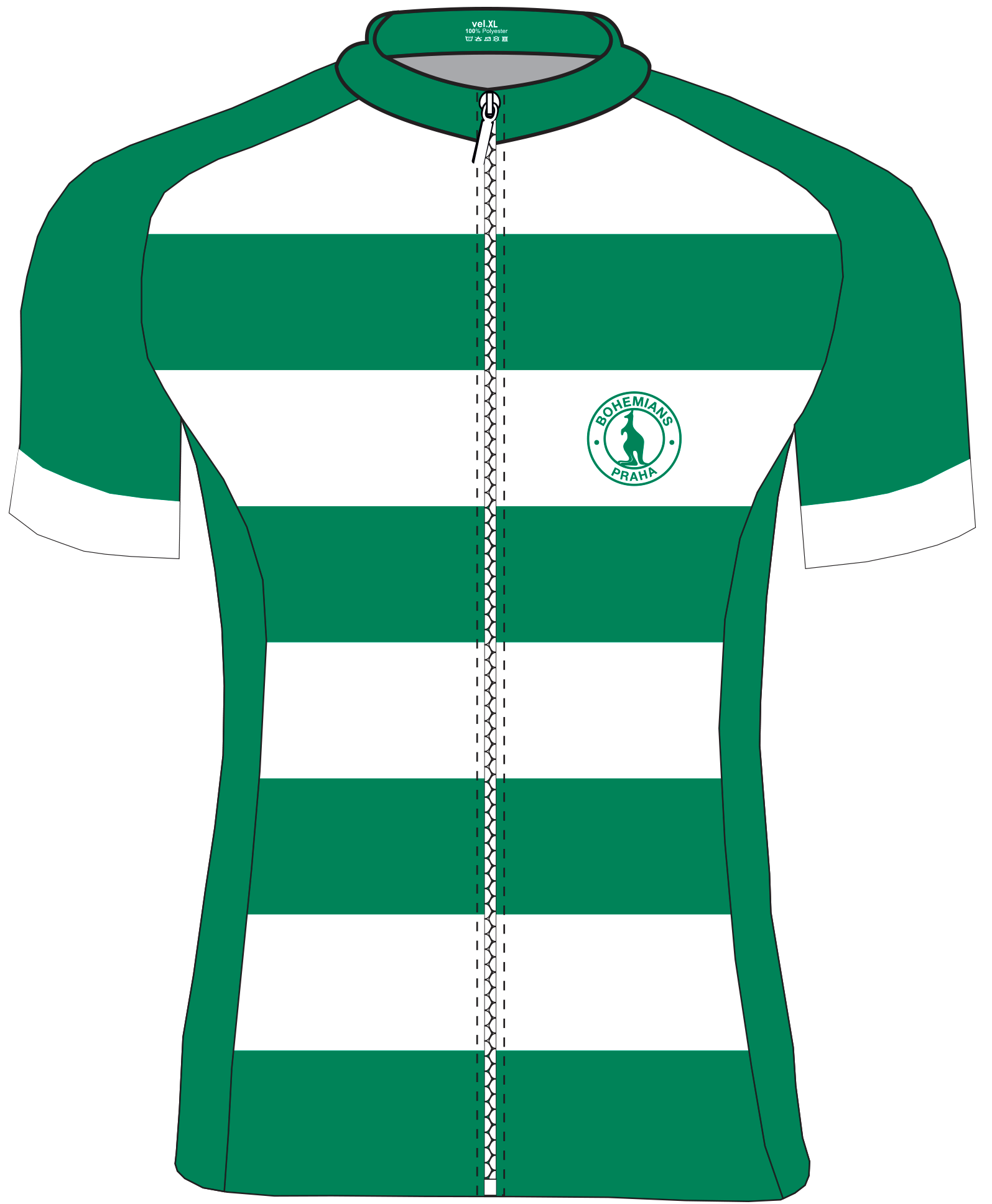 5677-cyklodres vodorovny zeleny predni